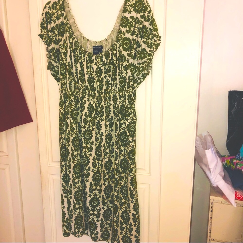 Max Edition green print dress Xl